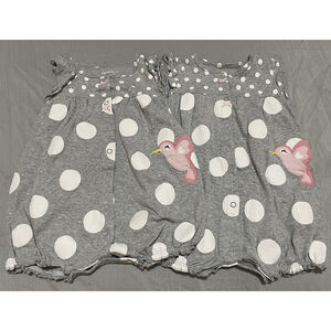 Carters Twin Girls 12 Months Rompers